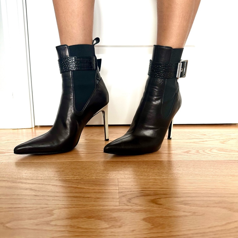 Rag & Bone Black Leather Ankle Boots